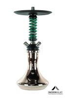 Mamay Customs Hookah Shisha Coilover Micro Black Green